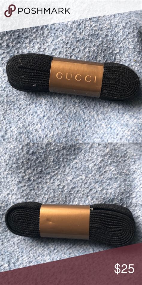 gucci shoe laces black price|luxury men's shoes lace up.